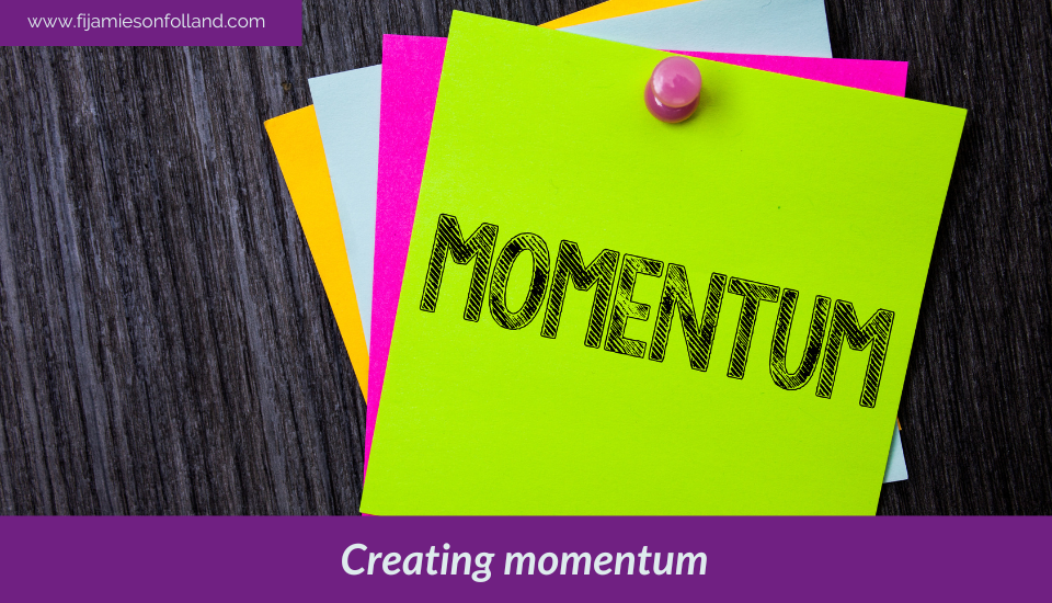 Creating momentum