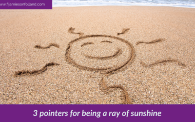 3 pointers for being a ray of sunshine