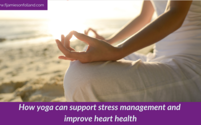 How yoga can support stress management and improve heart health