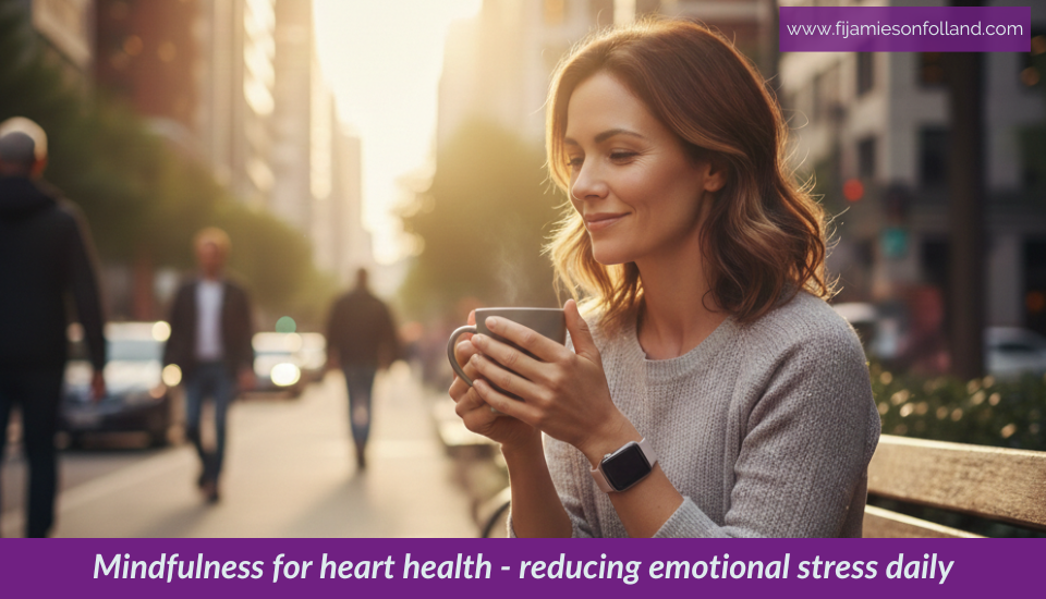 Mindfulness for heart health – reducing emotional stress daily