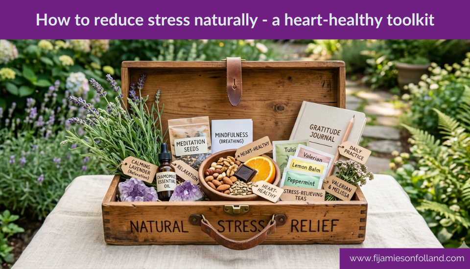 How to reduce stress naturally – a heart-healthy toolkit