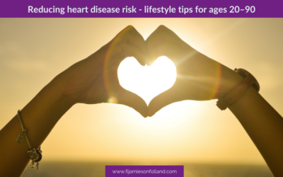 Reducing heart disease risk – lifestyle tips for ages 20–90