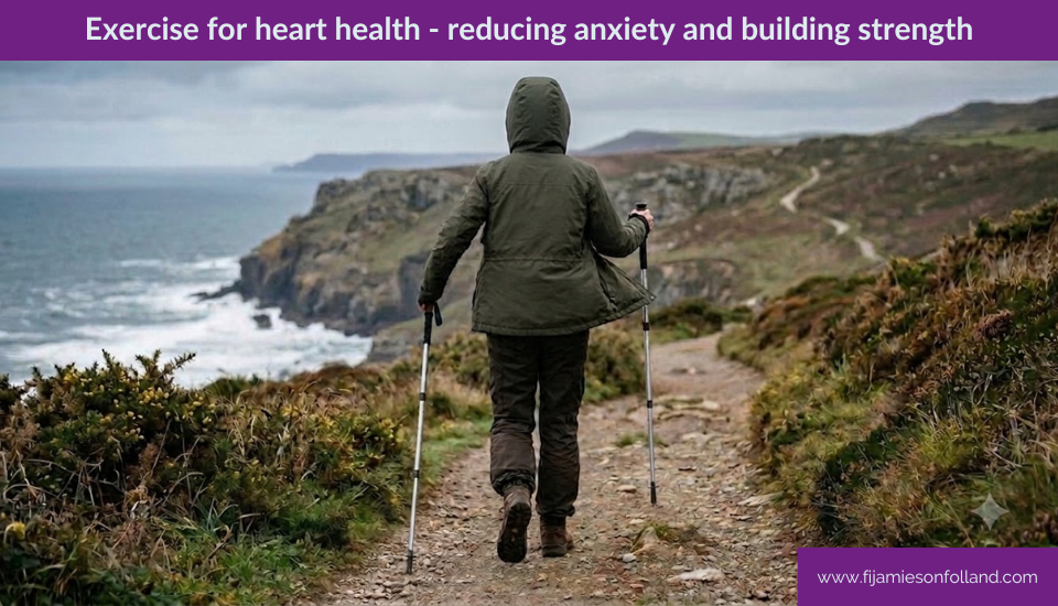 Exercise for heart health – reducing anxiety and building strength