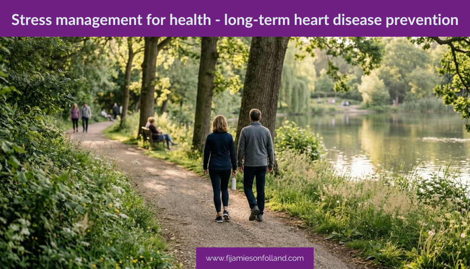 Stress management for health – long-term heart disease prevention